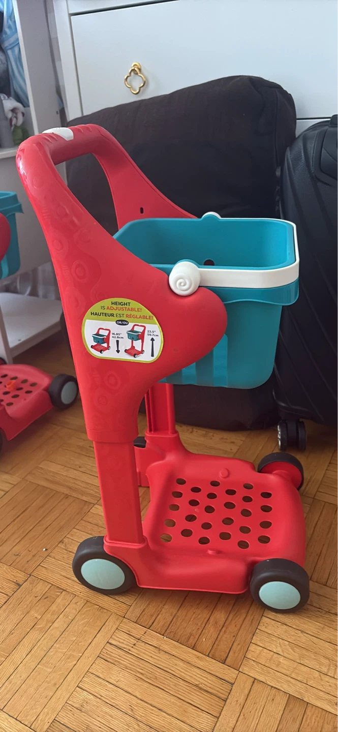 Adjustable Kids Play Shopping Cart - photo 2