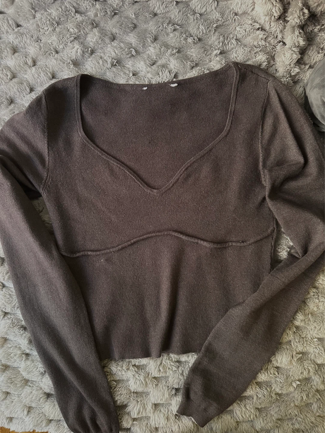 Dynamite cropped Long Sleeve top