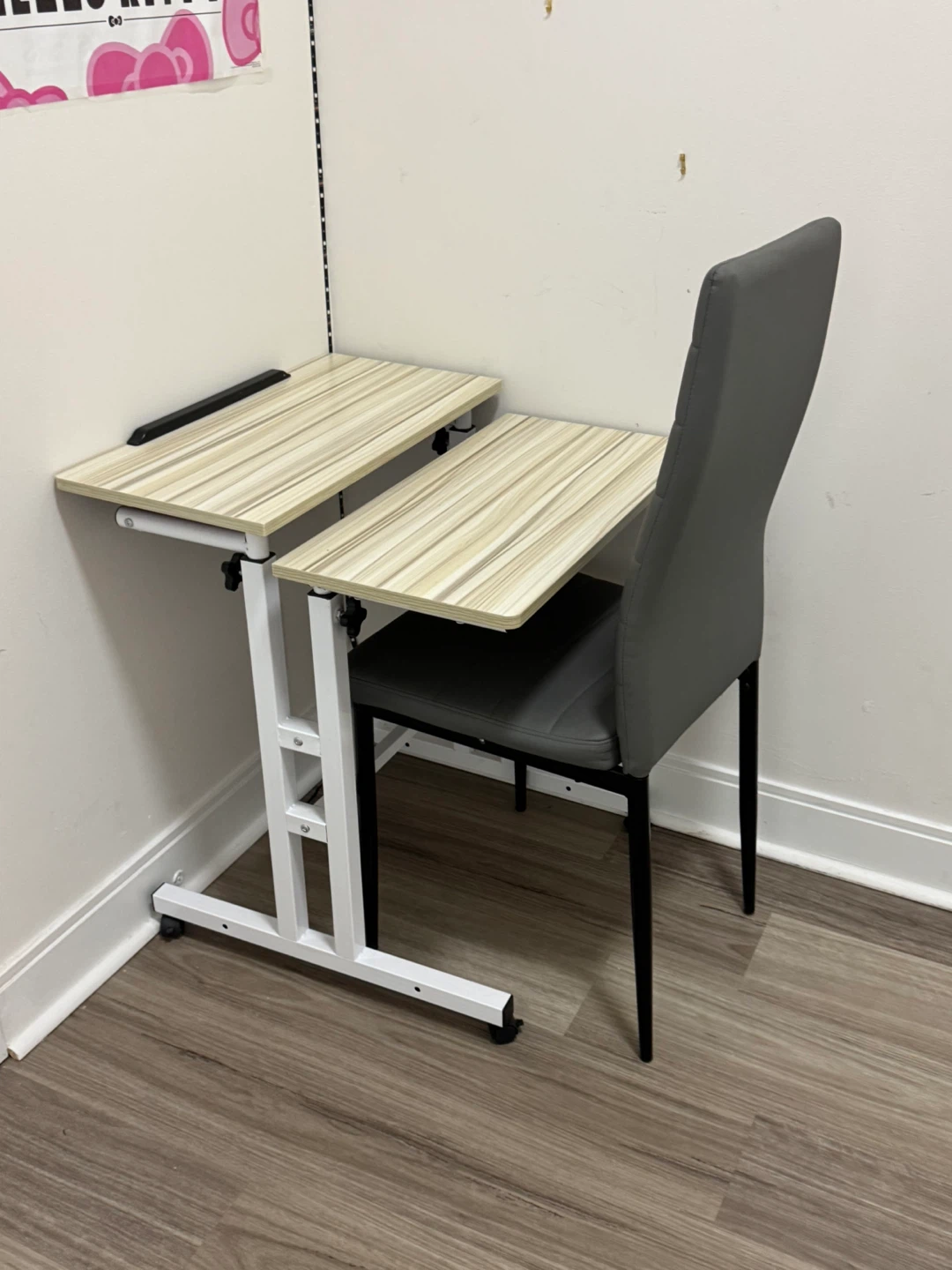 Adjustable Height Rolling Desk