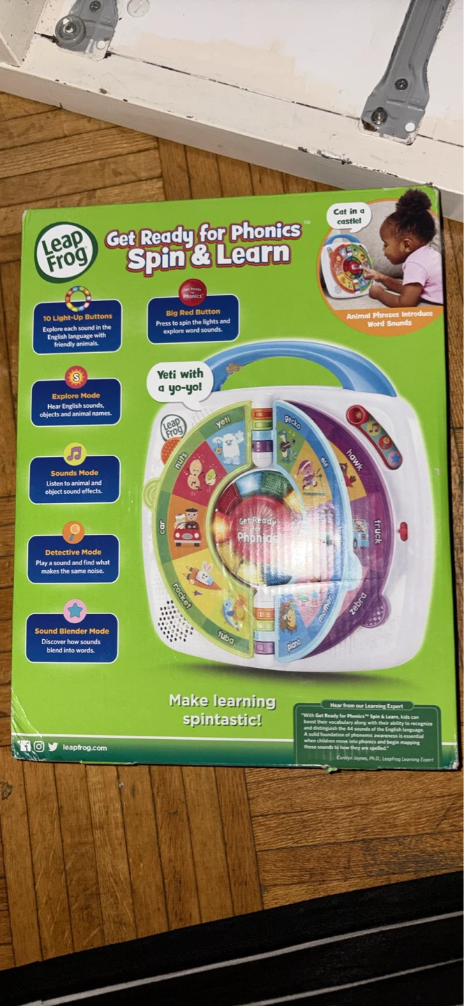 LeapFrog Get Ready for Phonics Spin & Learn Toy - photo 4