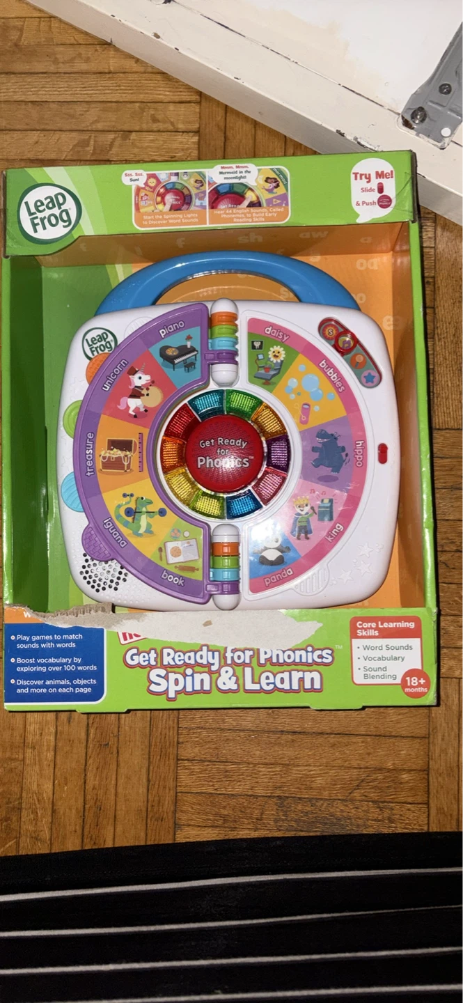 LeapFrog Get Ready for Phonics Spin & Learn Toy