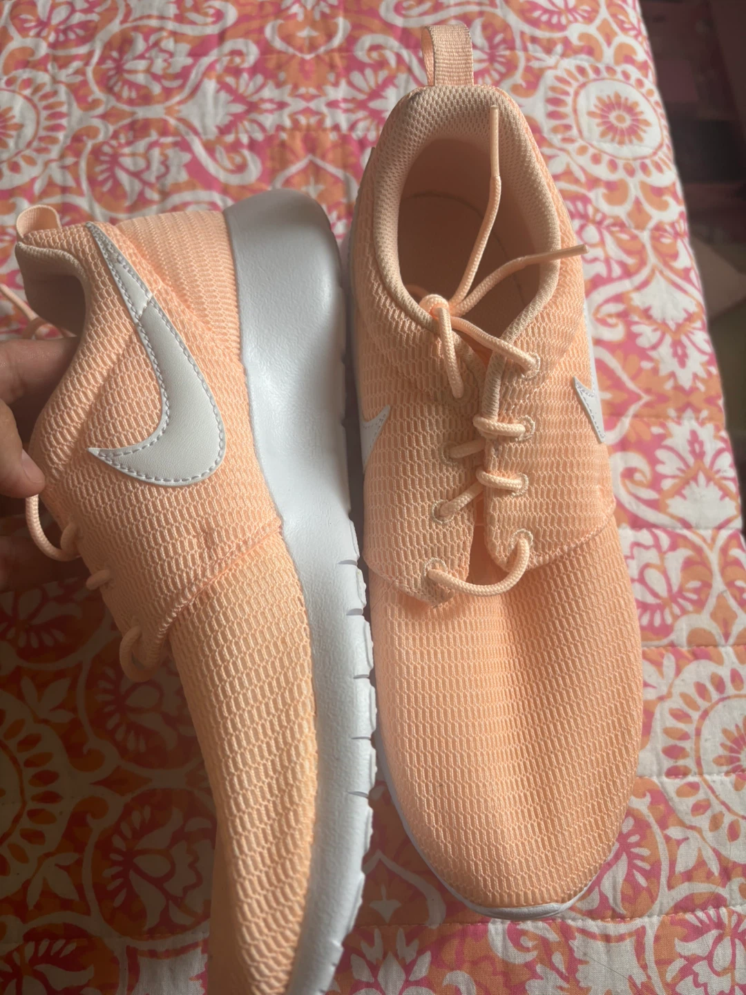 Nike Roshe Run Women's Shoes Peach Size 7Y - photo 2