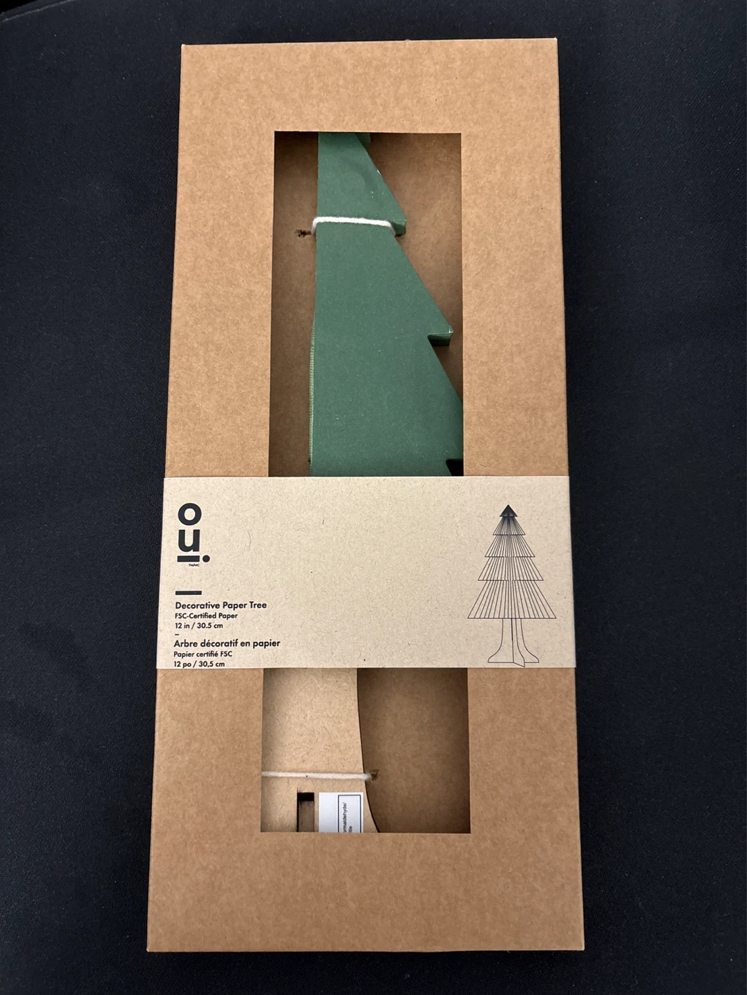 Oui Decorative Paper Tree - 12 in.