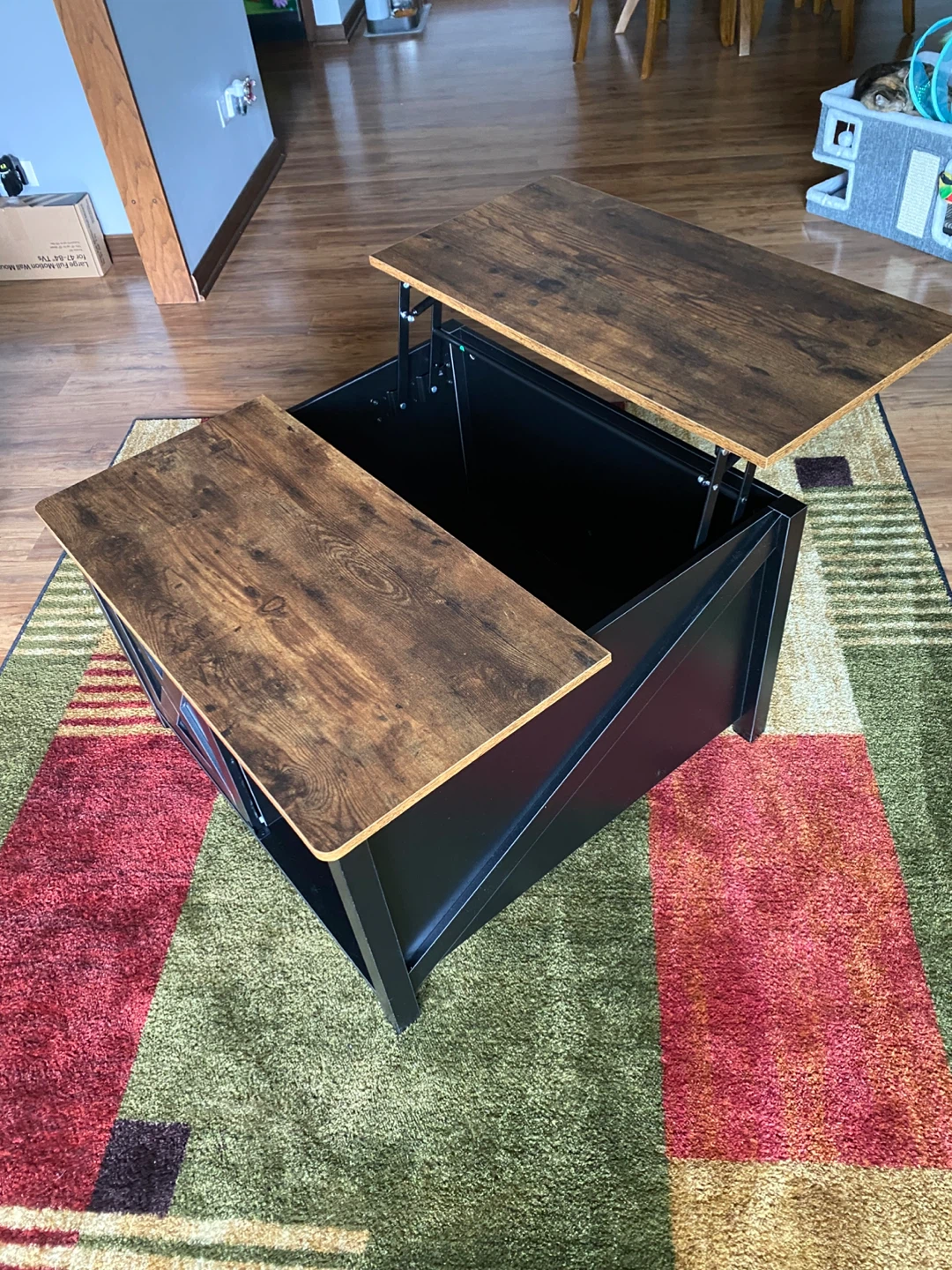 Lift Top Coffee Table with Storage - photo 3