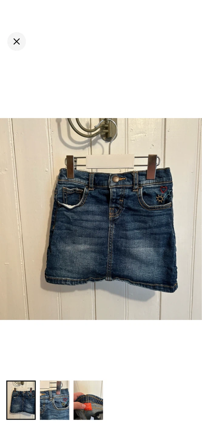 Joe fresh Toddler Girls Denim Skirt