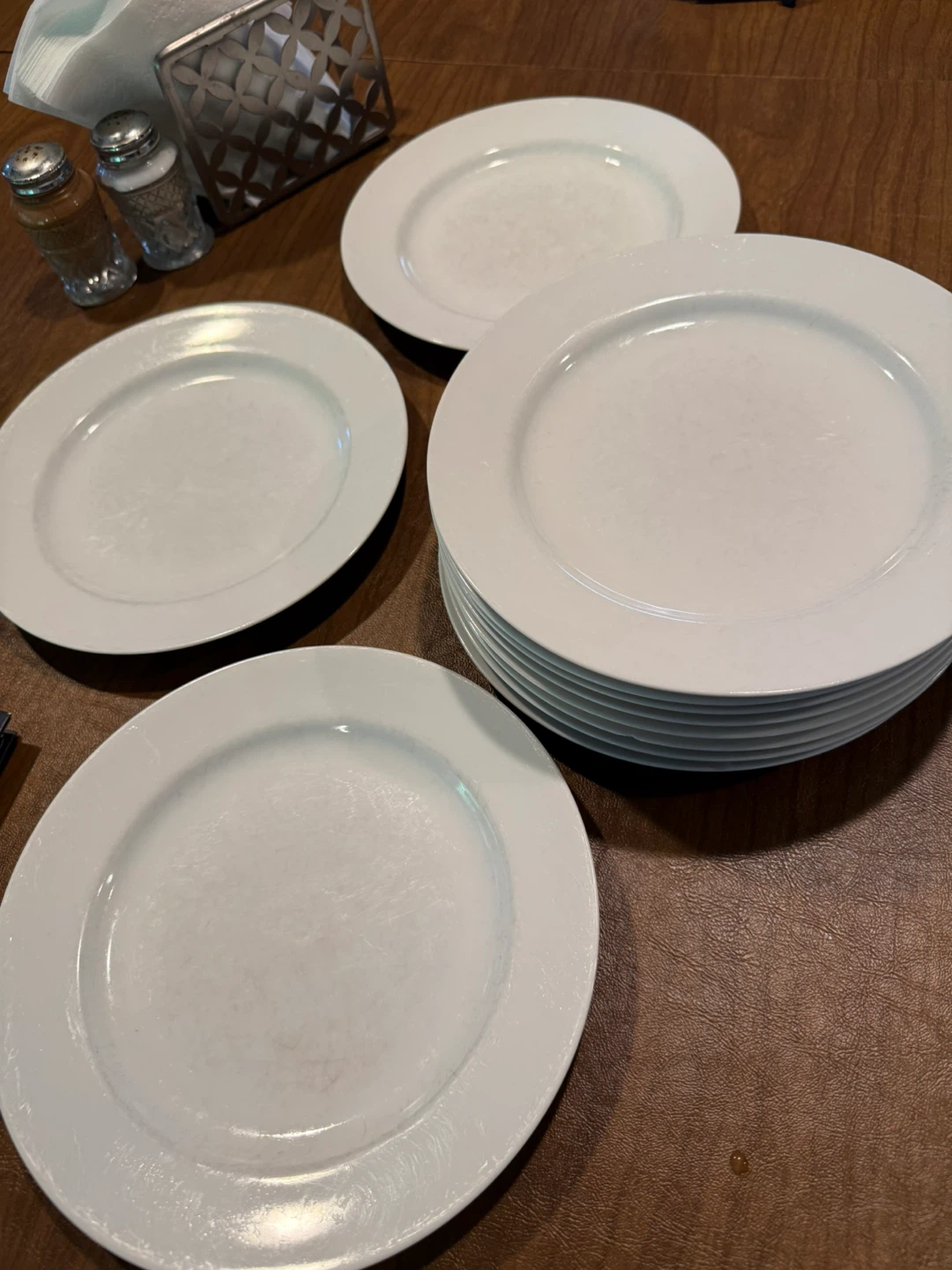 Crate & Barrel White Dinner Plates (Set of 12) - photo 2