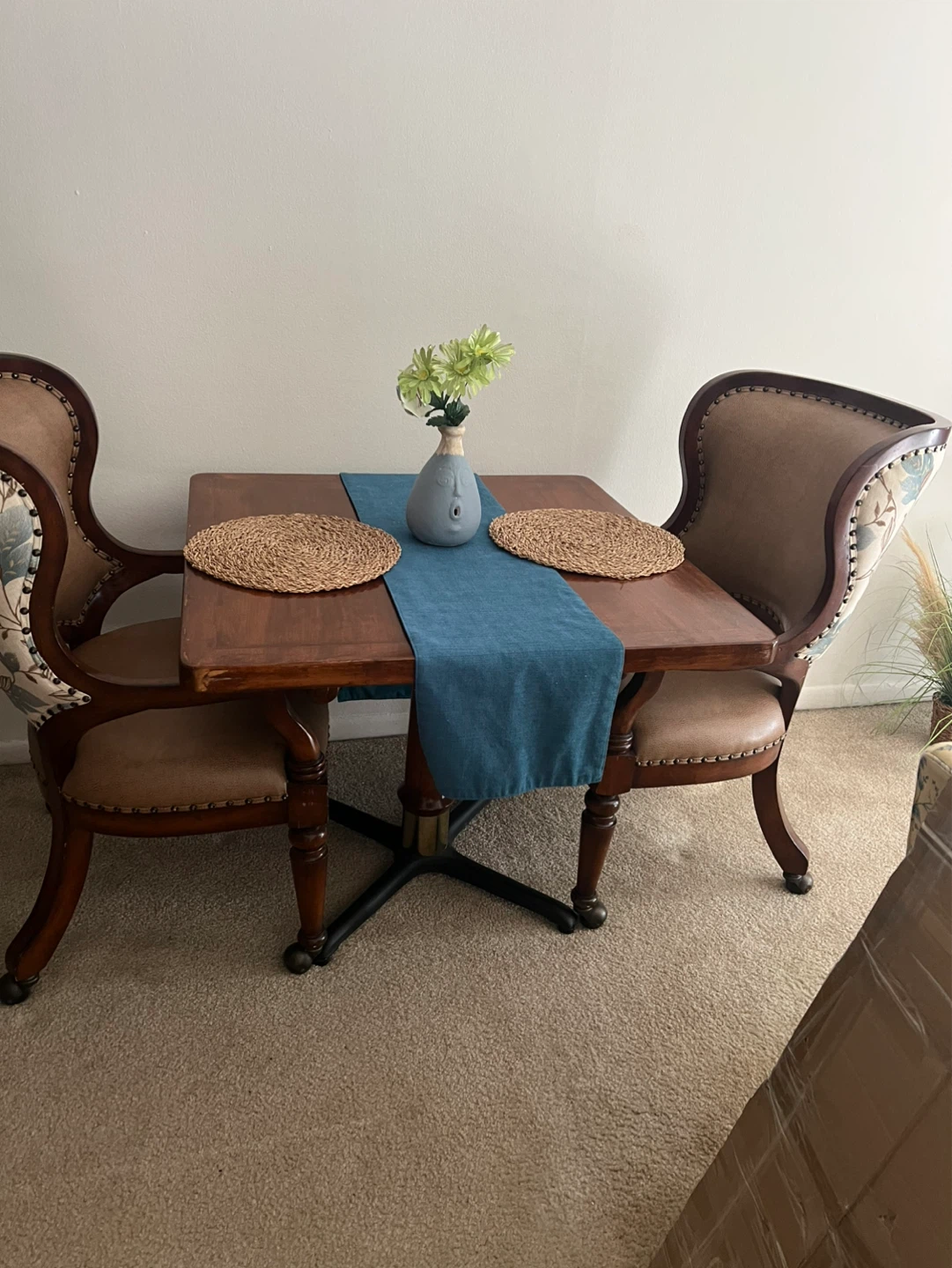 Vintage Bistro Table and Chairs Set