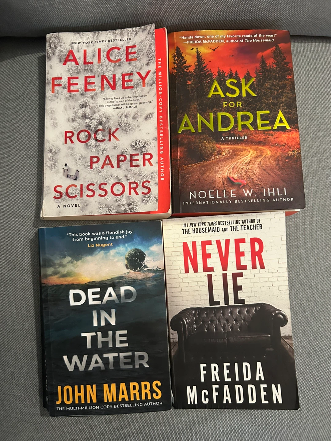 Collection of 4 Mystery/Thriller Novels