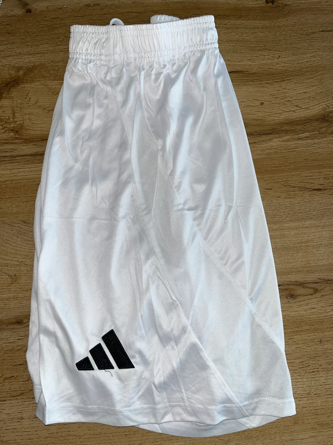 White Real Madrid Soccer Shorts - photo 2