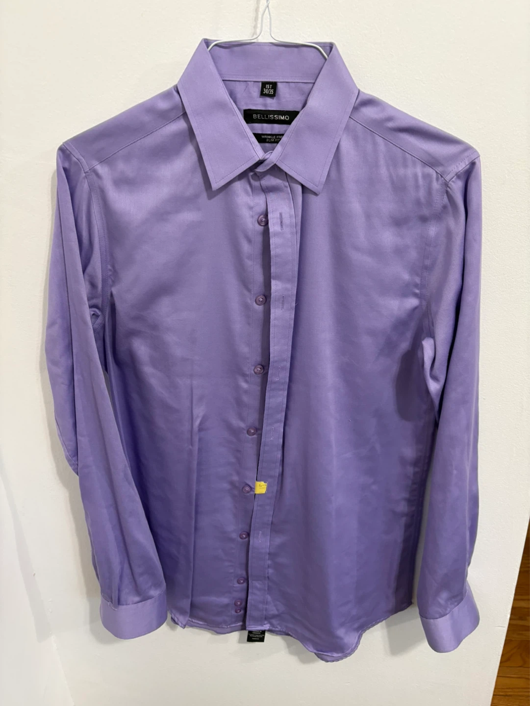 Bellissimo Wrinkle Free Slim Fit Dress Shirt