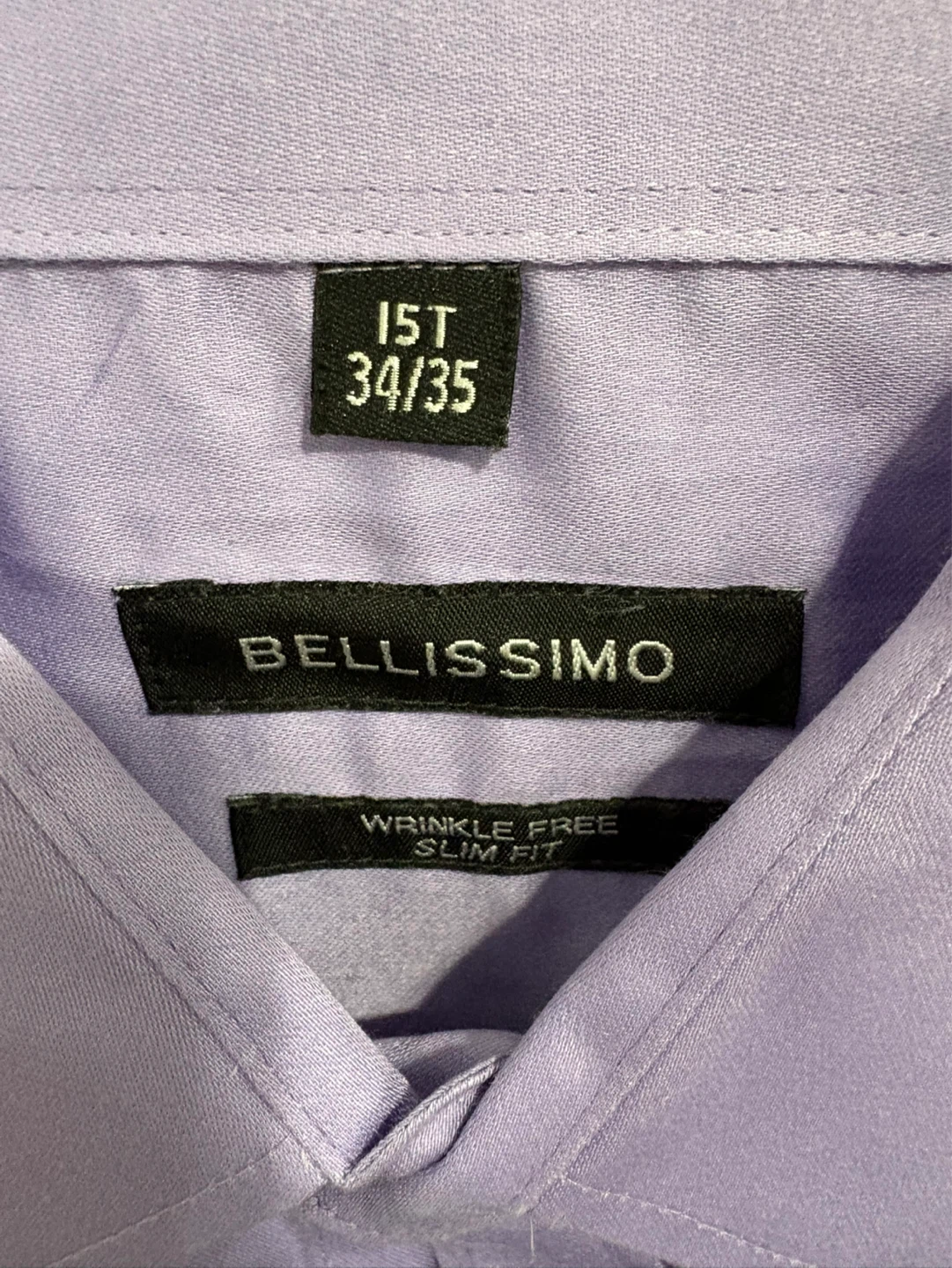 Bellissimo Wrinkle Free Slim Fit Dress Shirt - photo 2