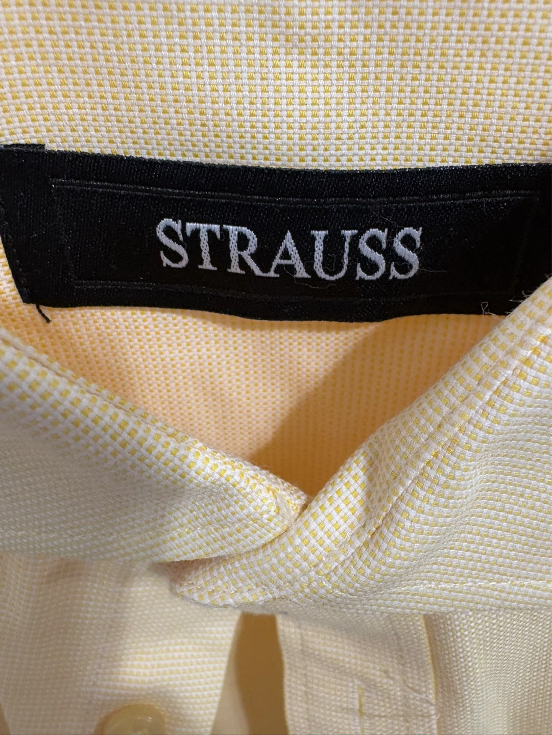 STRAUSS Yellow Button-Up Dress Shirt - photo 2