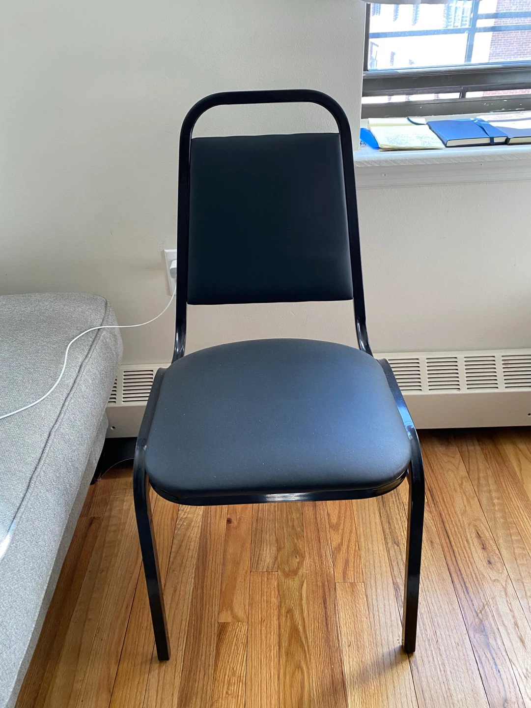 Black Stacking Chair