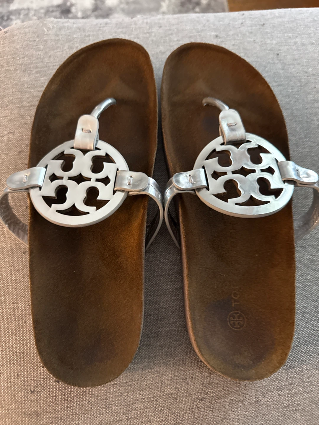 Tory Burch Flip Flops Size 9