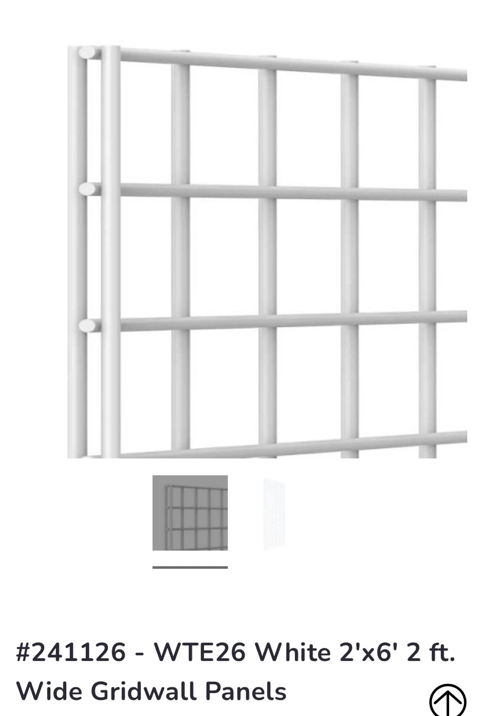 White Gridwall Panels 2'x6' - photo 2