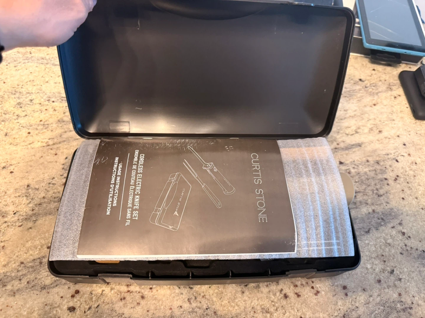 Curtis Stone Electric Knife Set with Case - photo 2