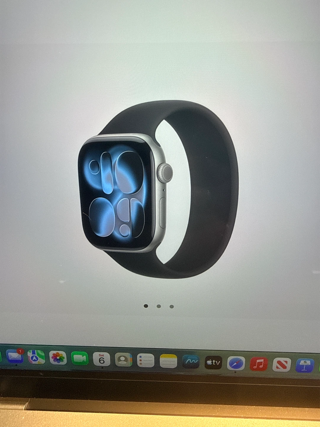 Apple Watch Series 11 46mm Space Gray Al Black M/L GPS