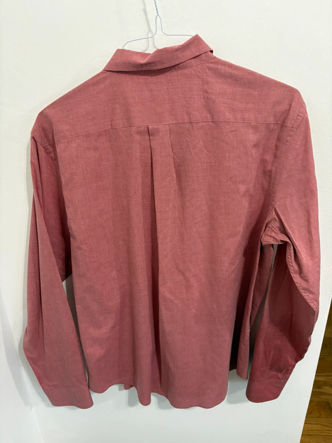 Old Navy Men's Slim Fit Long Sleeve Shirt - Red - Size L - photo 5