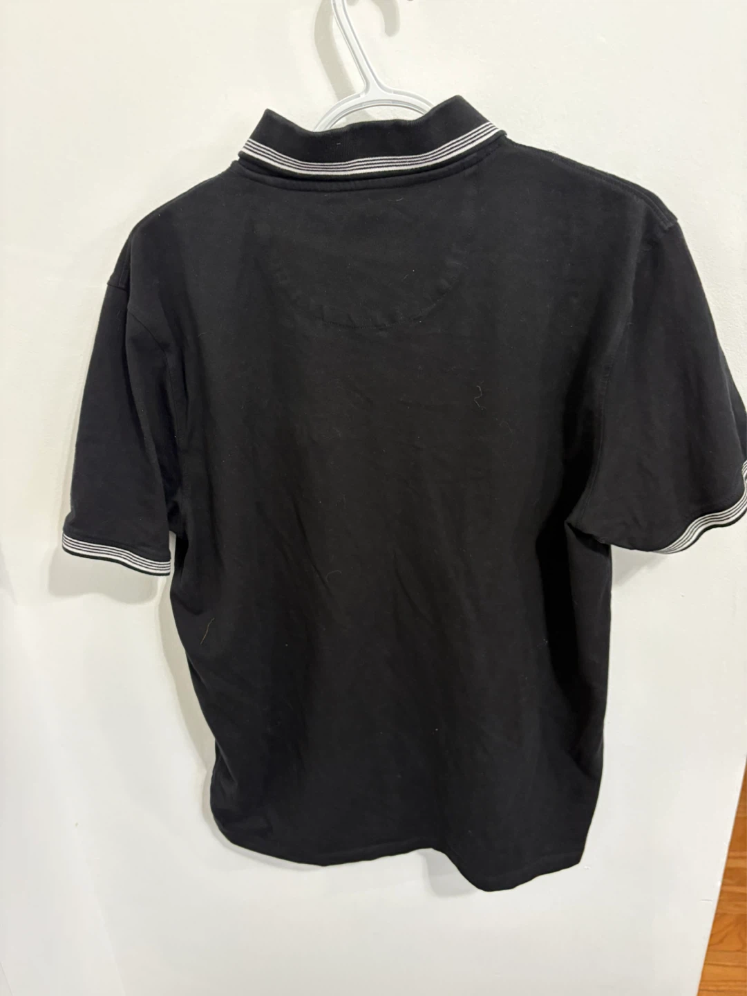 DKNY Black & Grey Polo Shirt - Size L - photo 4