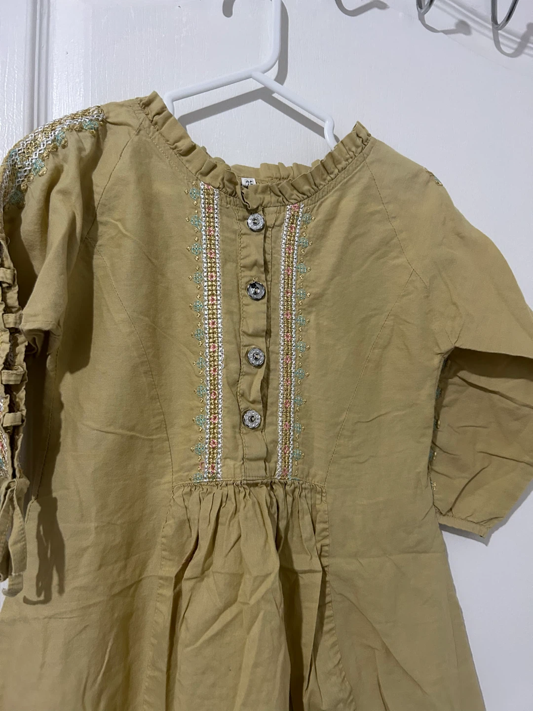 Girls' Embroidered Tunic Dress - photo 2