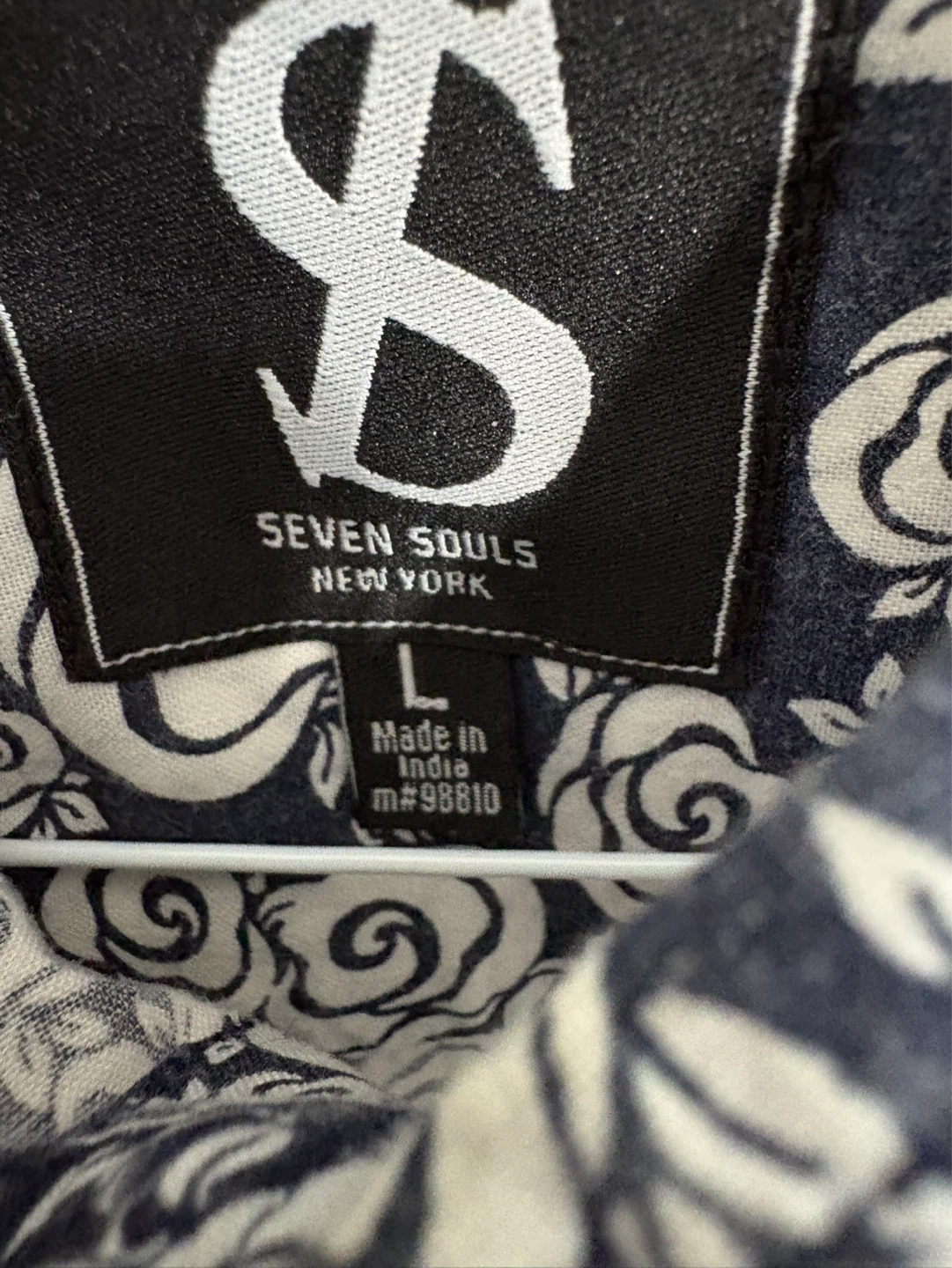 Seven Souls New York Men's Short Sleeve Shirt Size L - photo 3