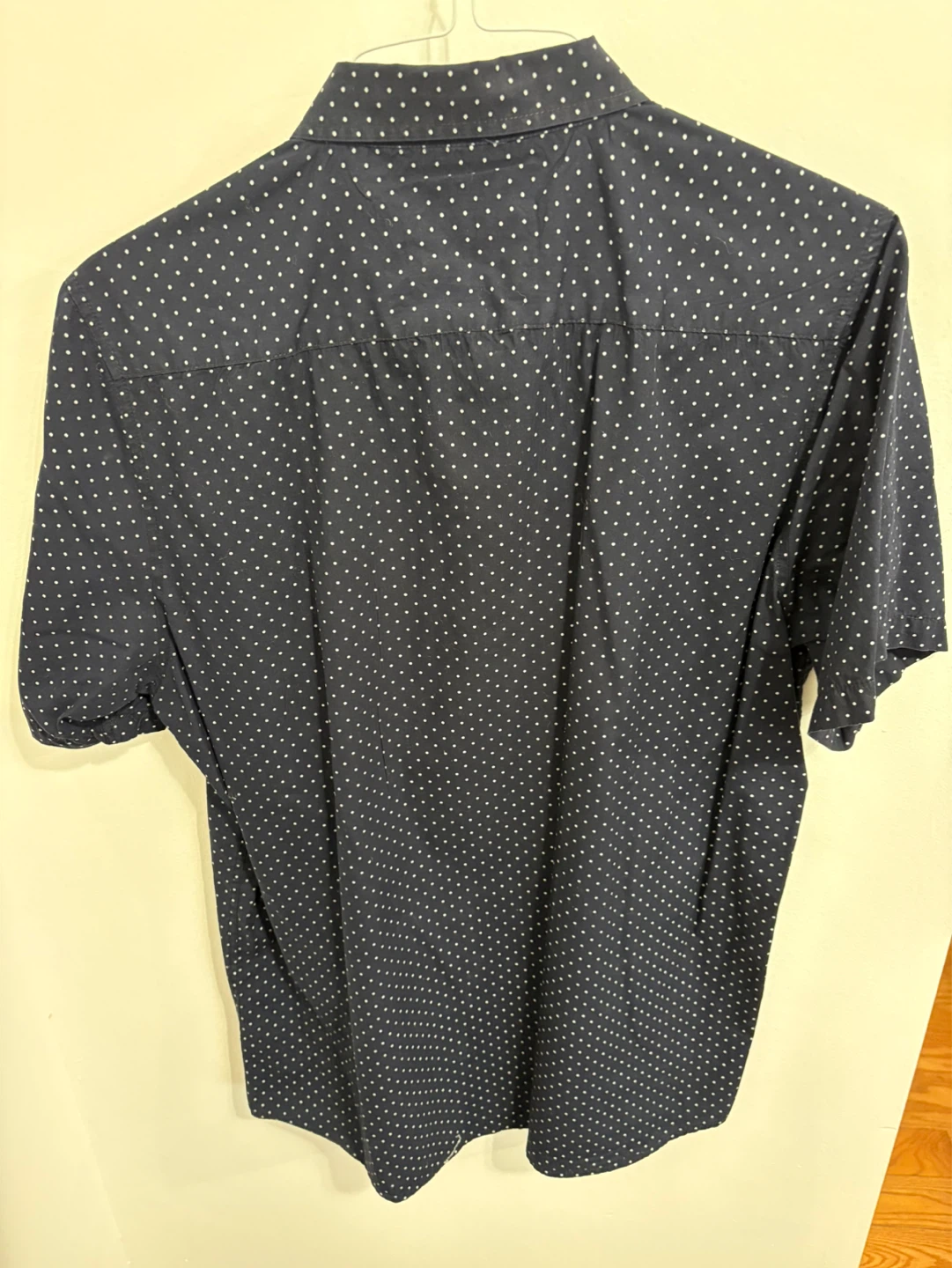 Bluenotes Men's Navy Polka Dot Button-Up Shirt XL/TG - photo 5