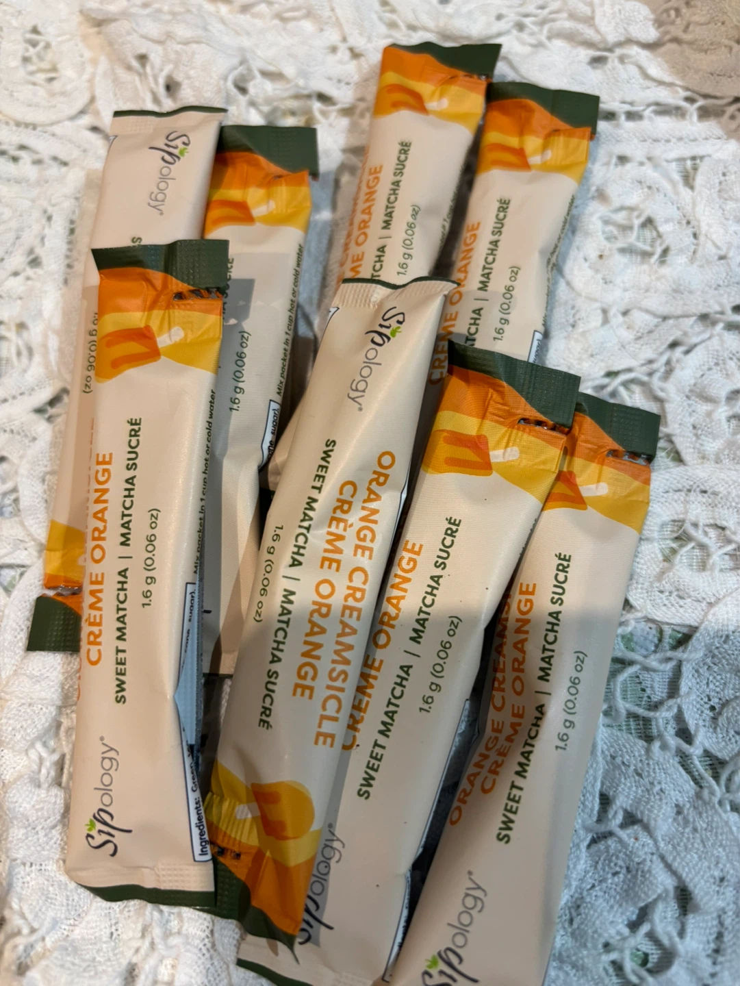 Sipology Orange Creamsicle Sweet Matcha 1.6g Sachets (7 count)