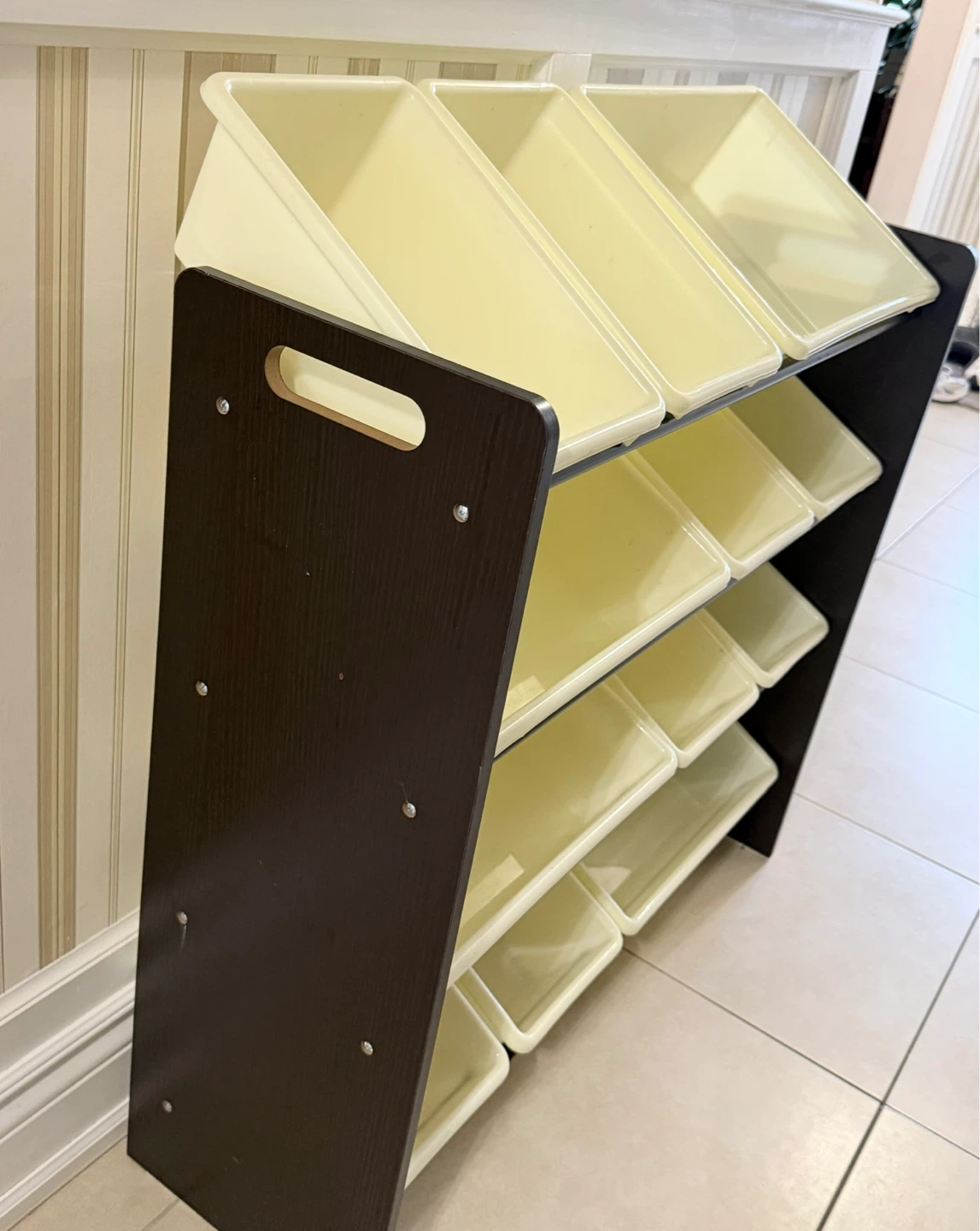 Humble Crew toy storage organizer, dark espresso frame - photo 2