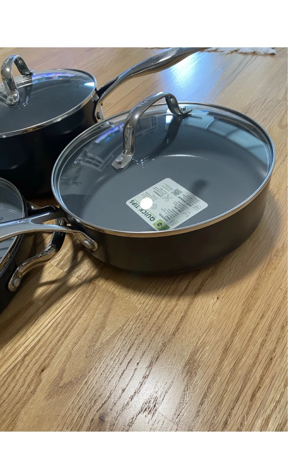 GreenPan Induction Cookware LOL Set with Grill Pan - photo 3