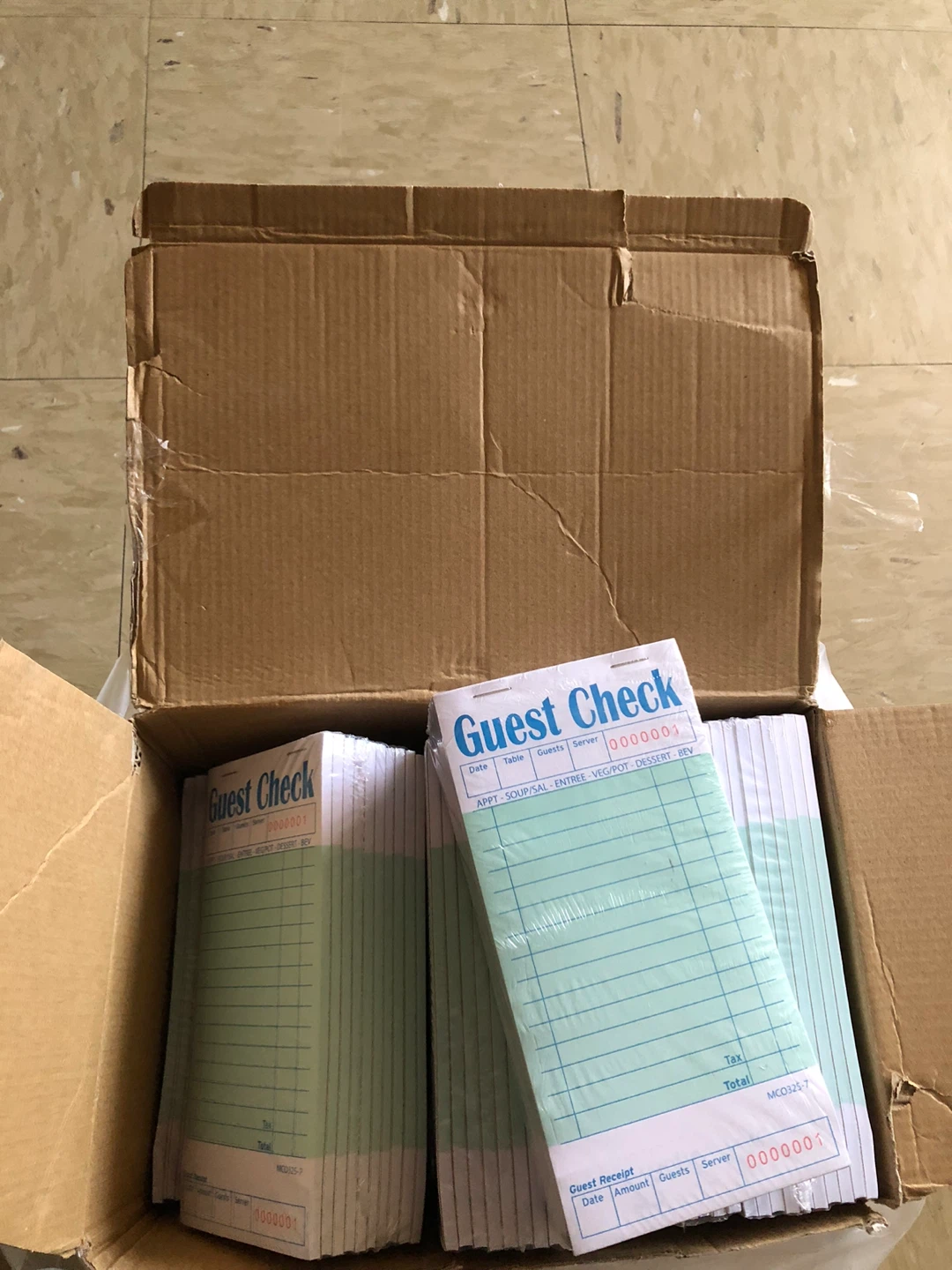 Guest Check Books, 10 books 500 Sheets - photo 5