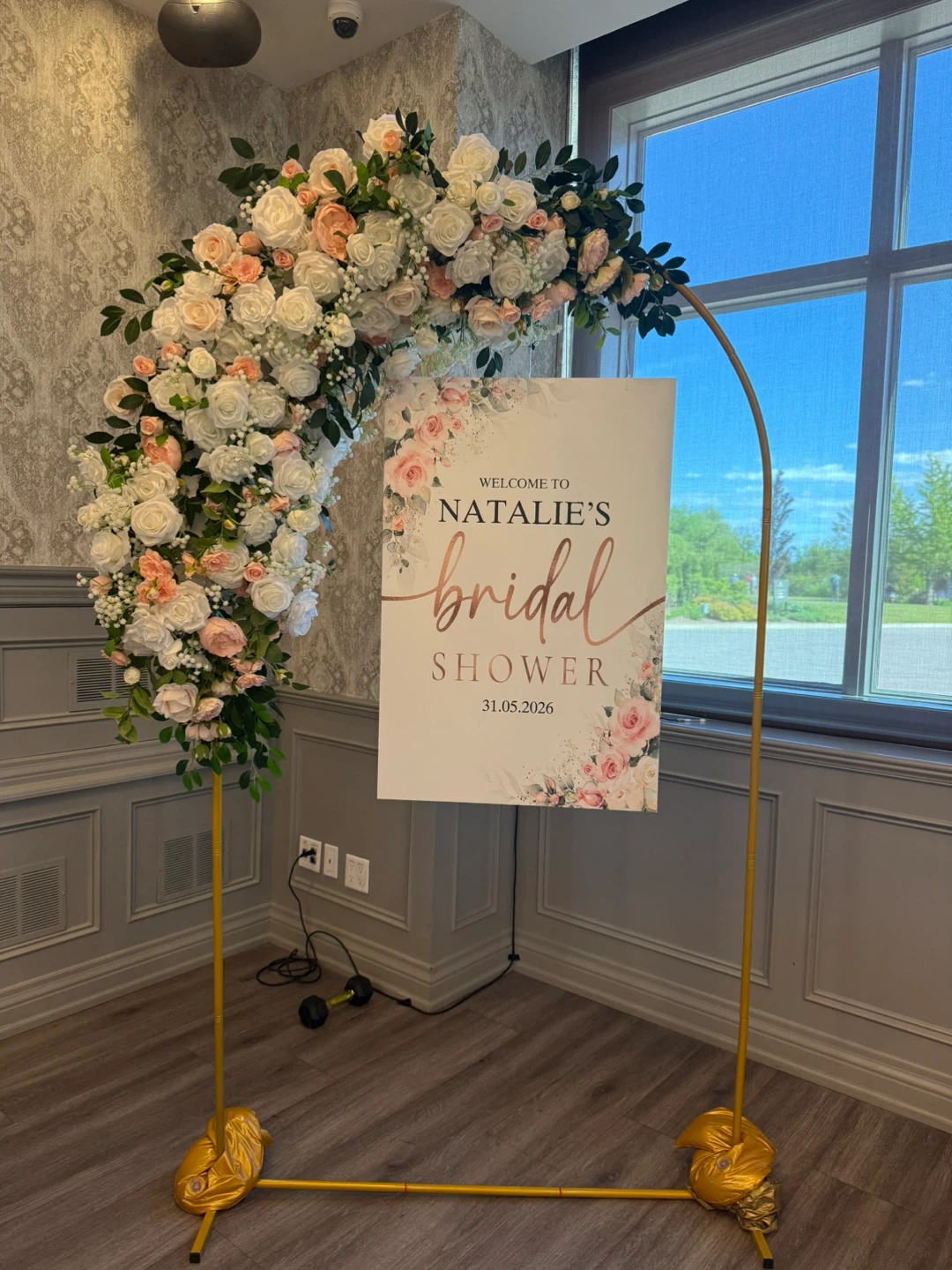 Artificial Flower Arch and table centrepieces - photo 2