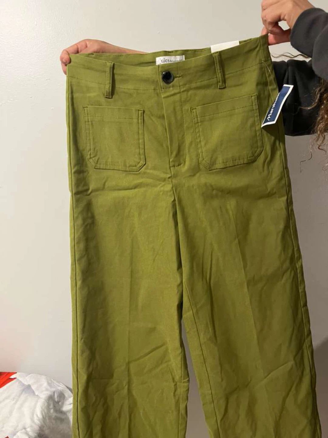 Jules & Lily Green Wide Leg Pants