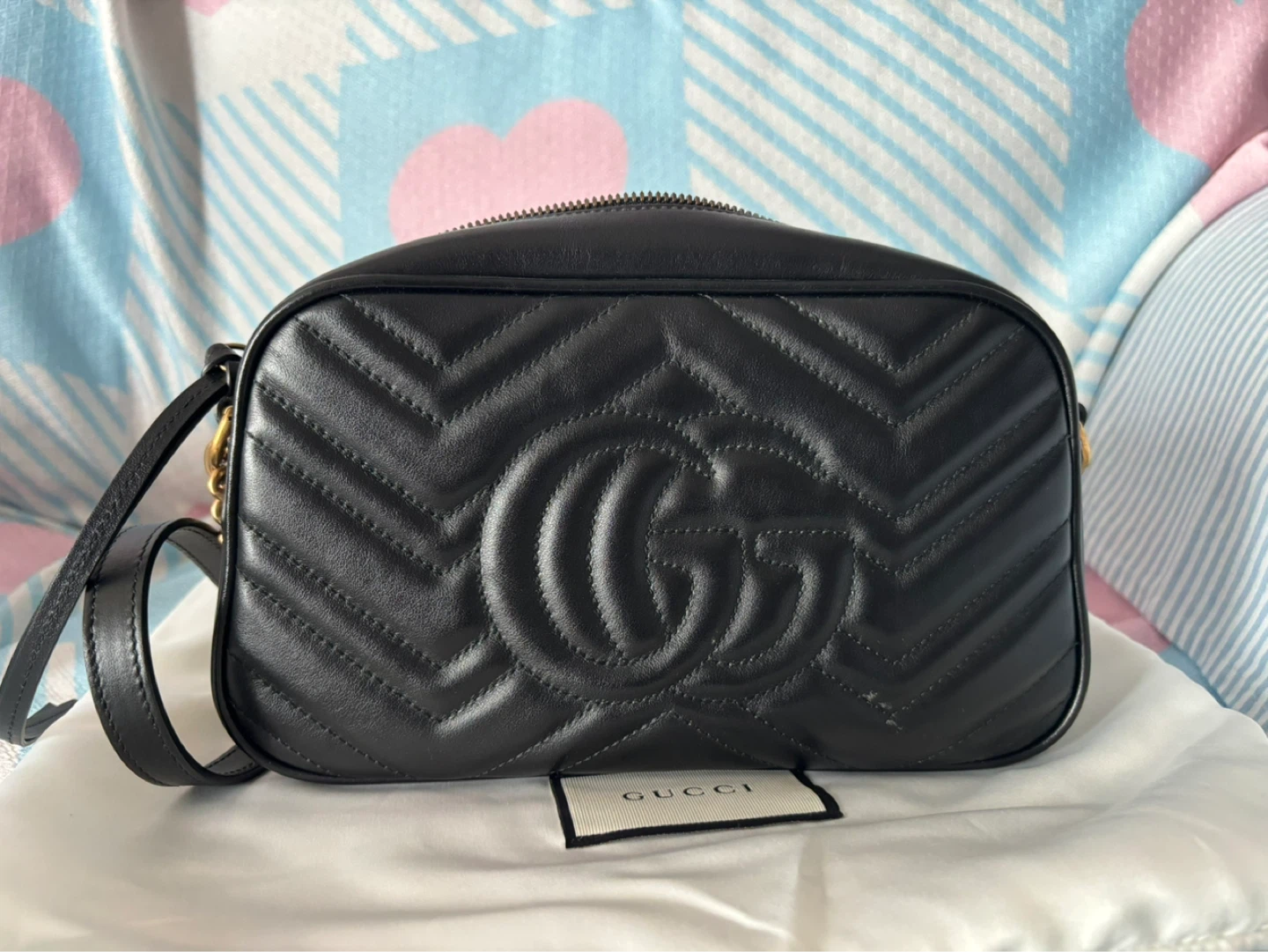 Black Gucci Marmont Camera Bag - photo 2