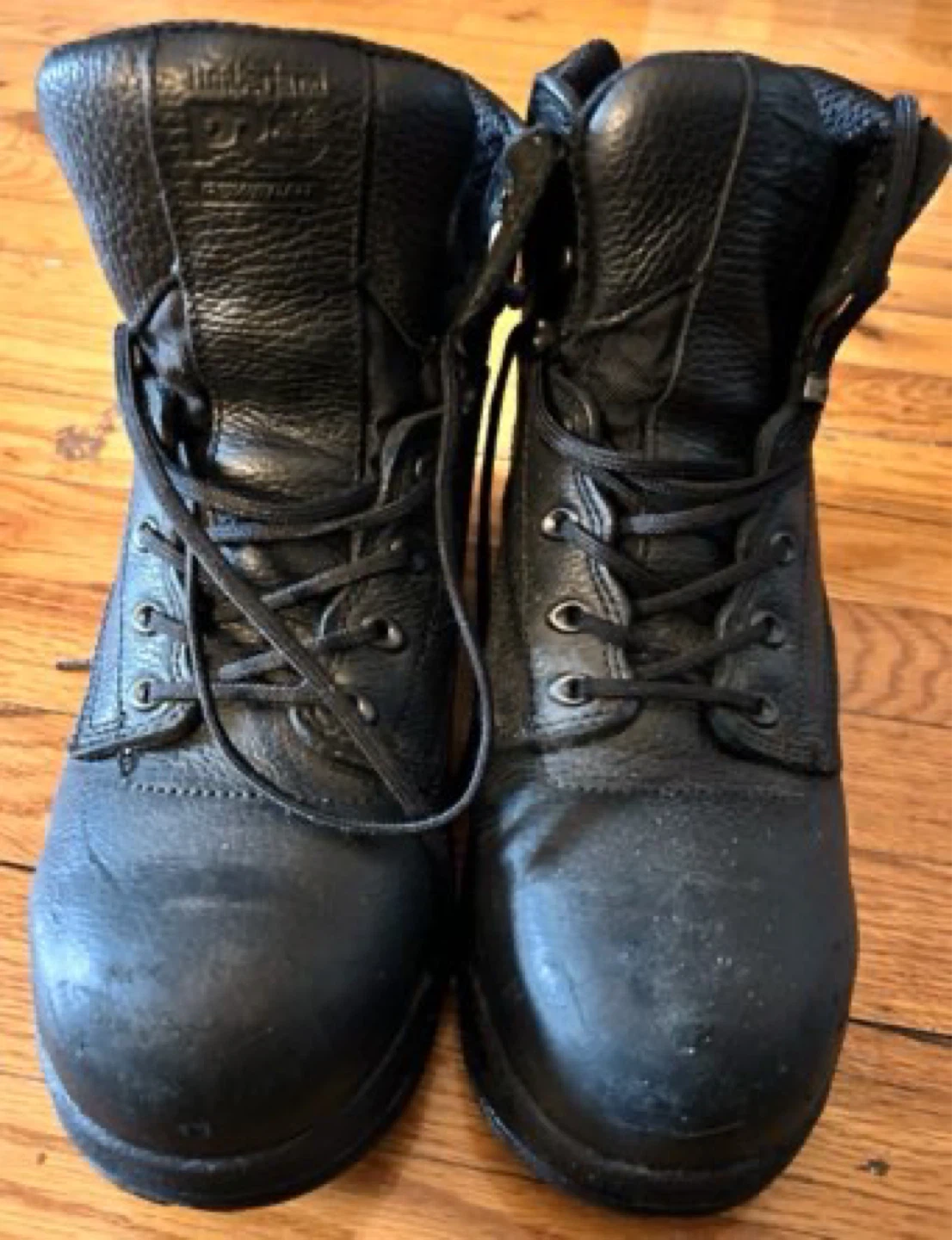 Timberland PRO Black Leather Work Boots