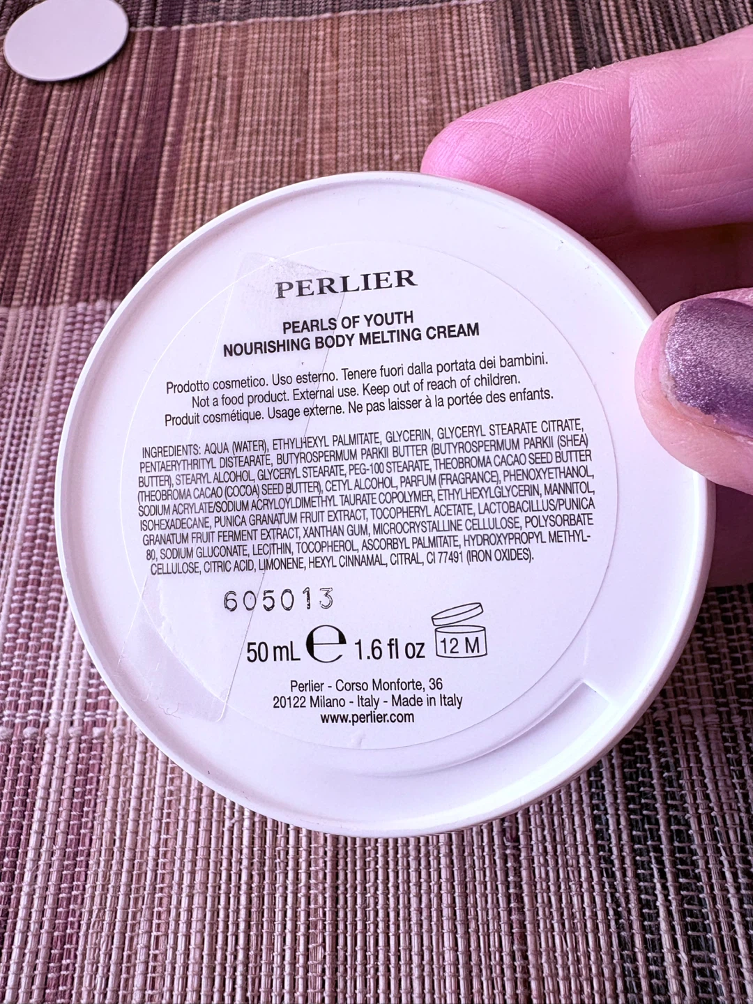 Perlier Pomegranate  nourishing Cream made in Italy - photo 2