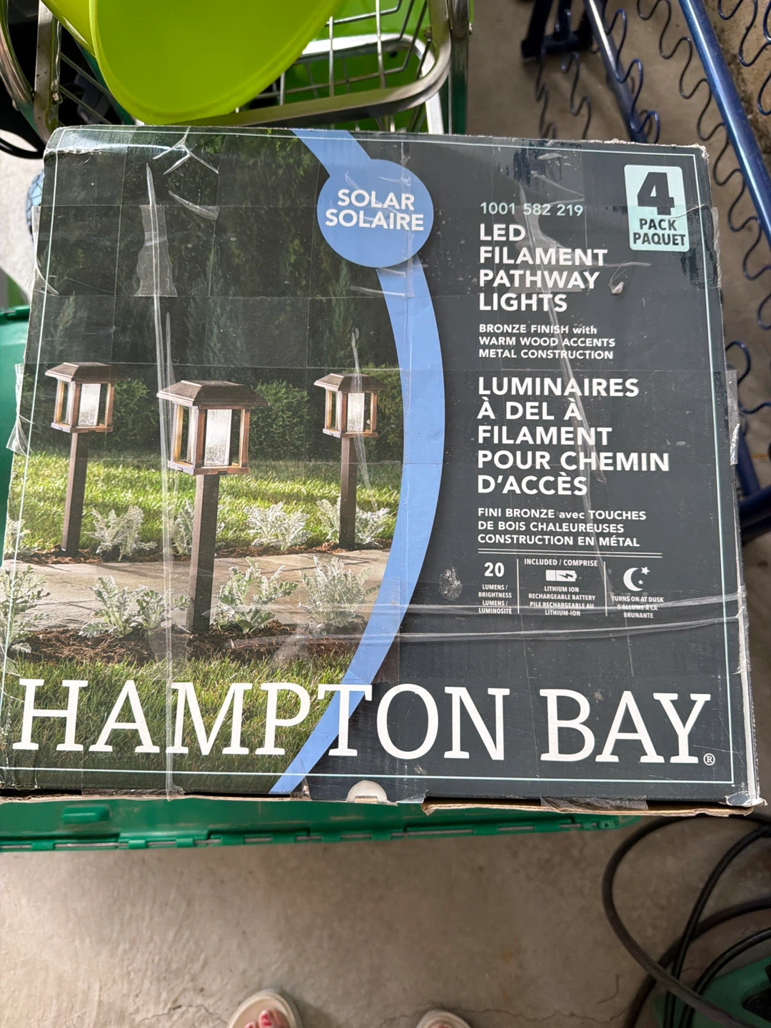Hampton Bay 4 Pack LED Filament Pathway Lights
