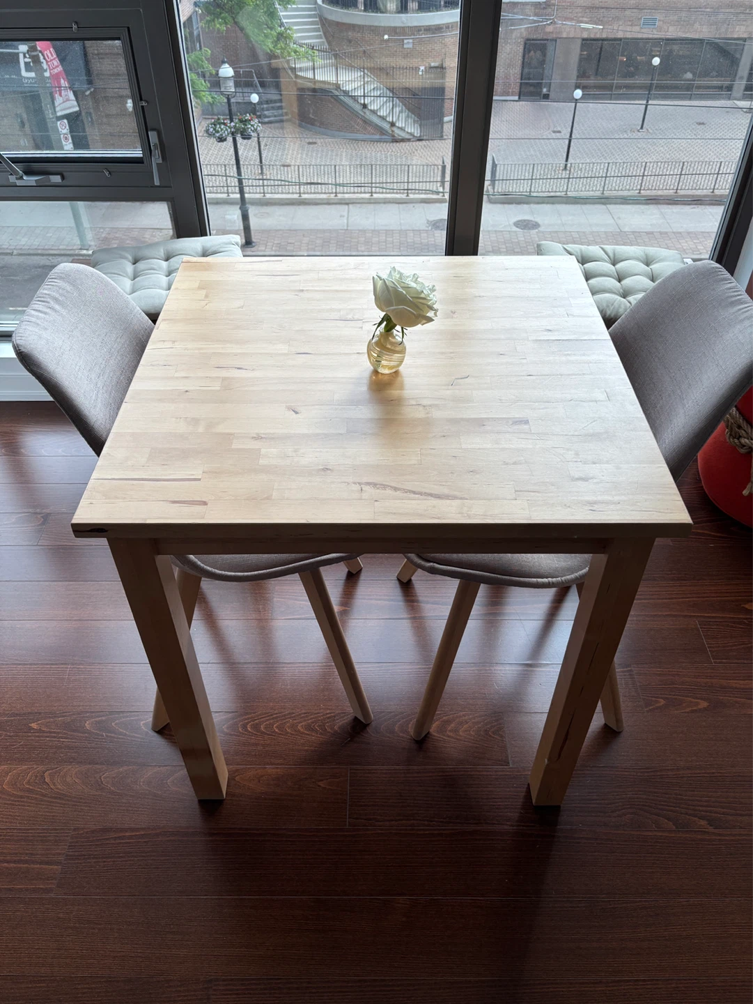 Solid Wood Dining Table (Square)