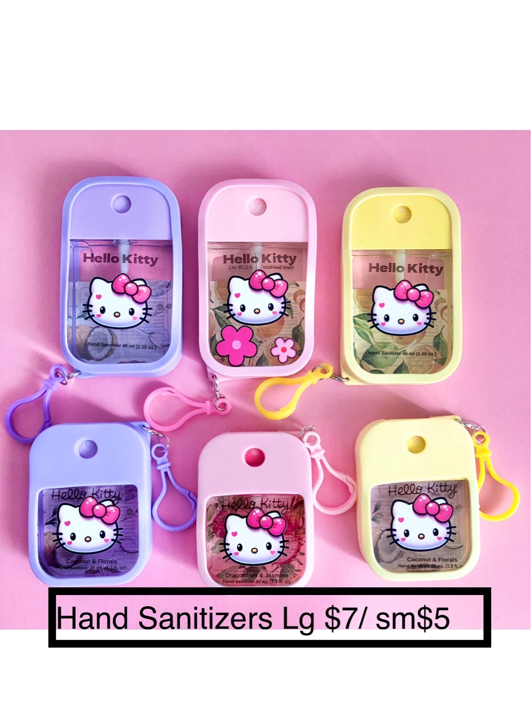 Hello Kitty Hand Sanitizer 35mL & 40mL $5/$7