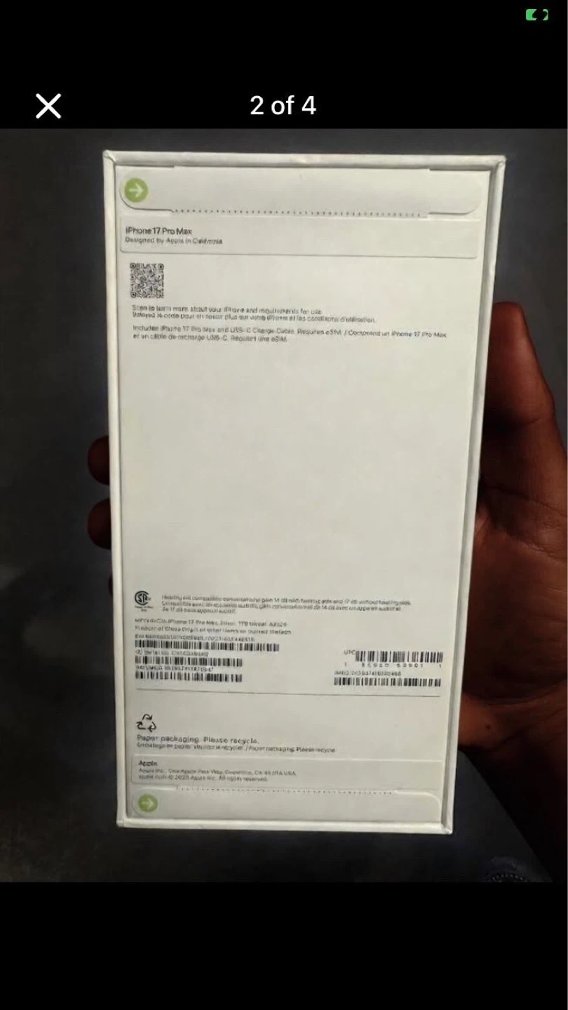 Apple iPhone 17 Pro Max - Silver 1TB - photo 2