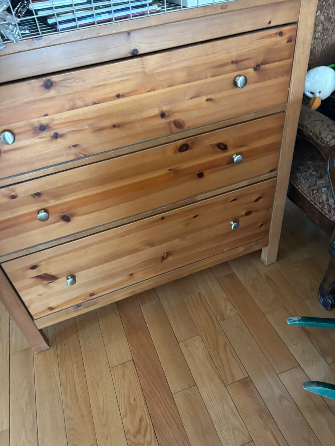 Pine 3-Drawer Dresser ikea - photo 4