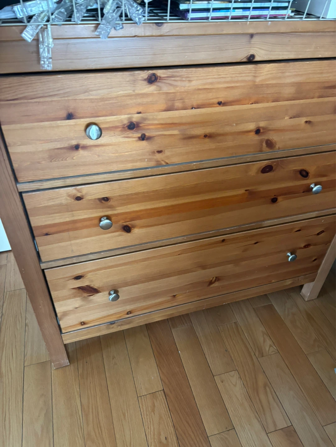 Pine 3-Drawer Dresser ikea