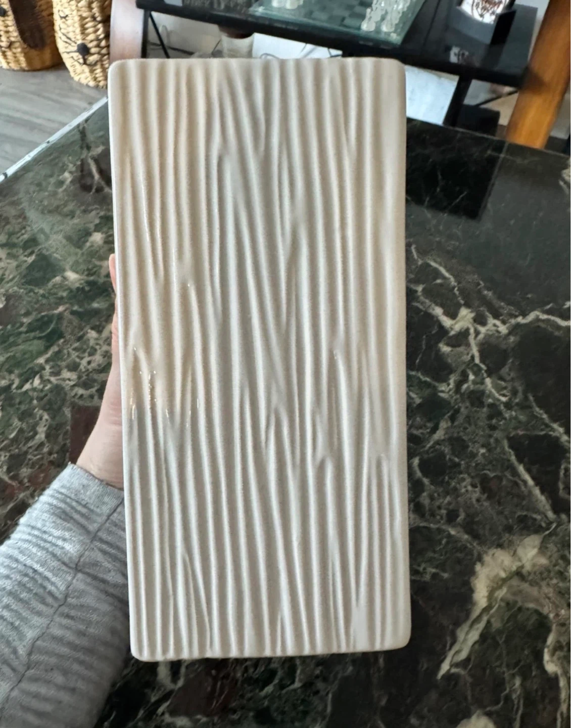 White Minimalistic Flower Vase - photo 2