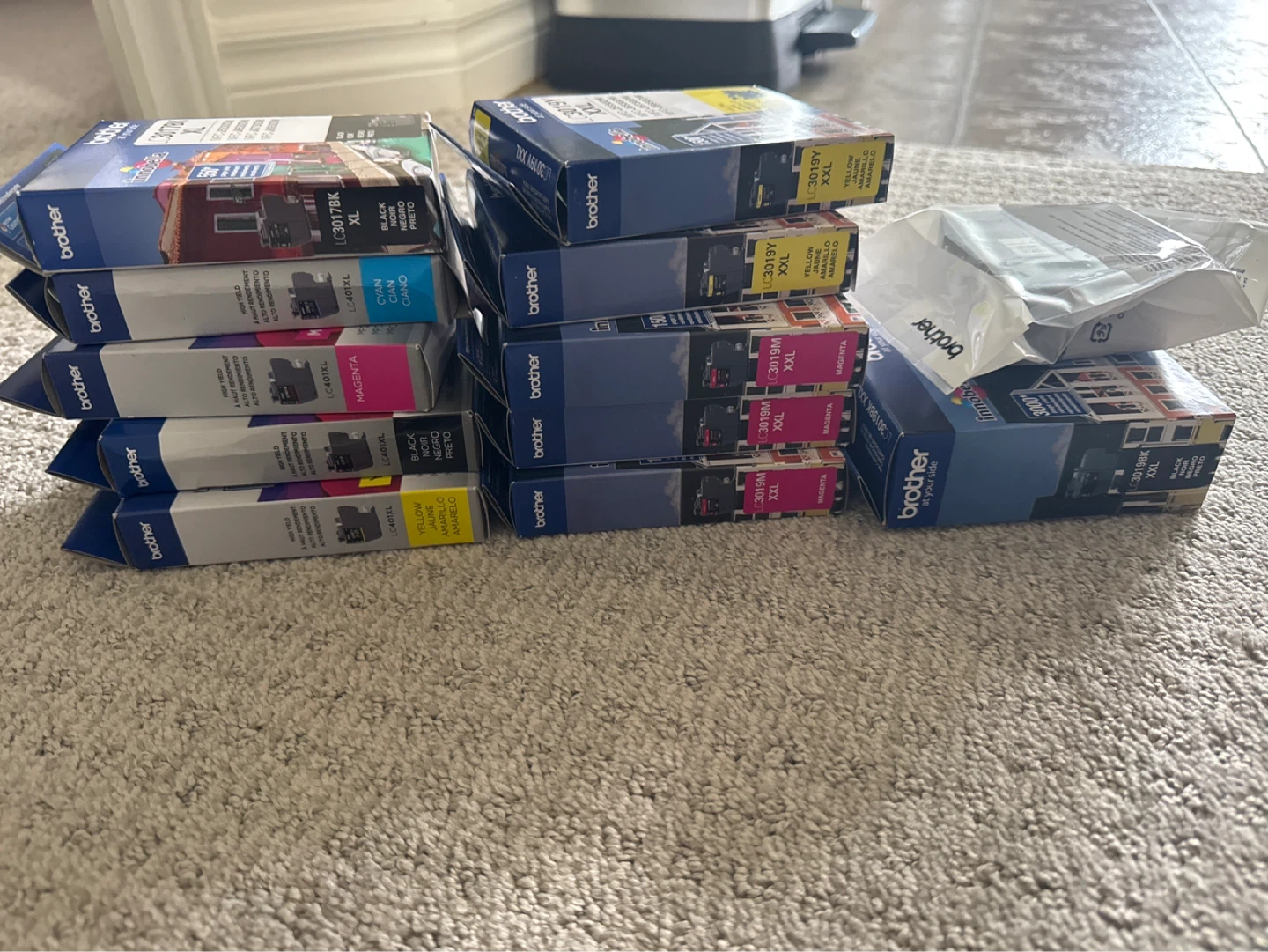Brother Printer Colour Cartridges-Multiple