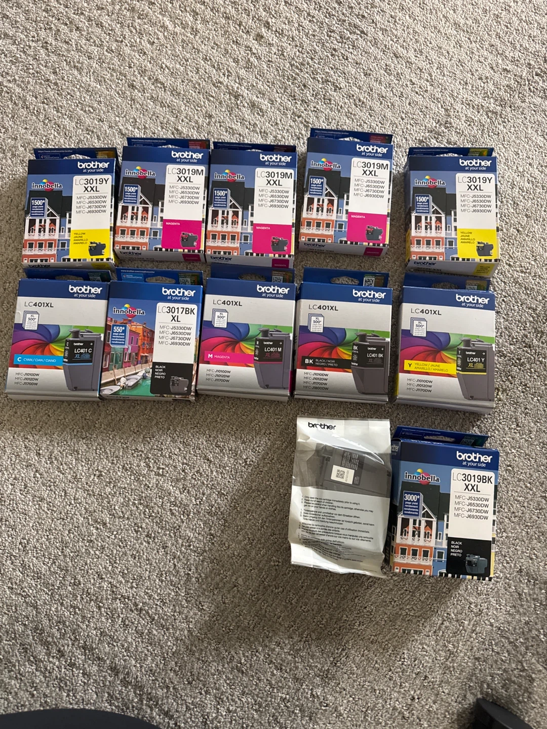 Brother Printer Colour Cartridges-Multiple - photo 3