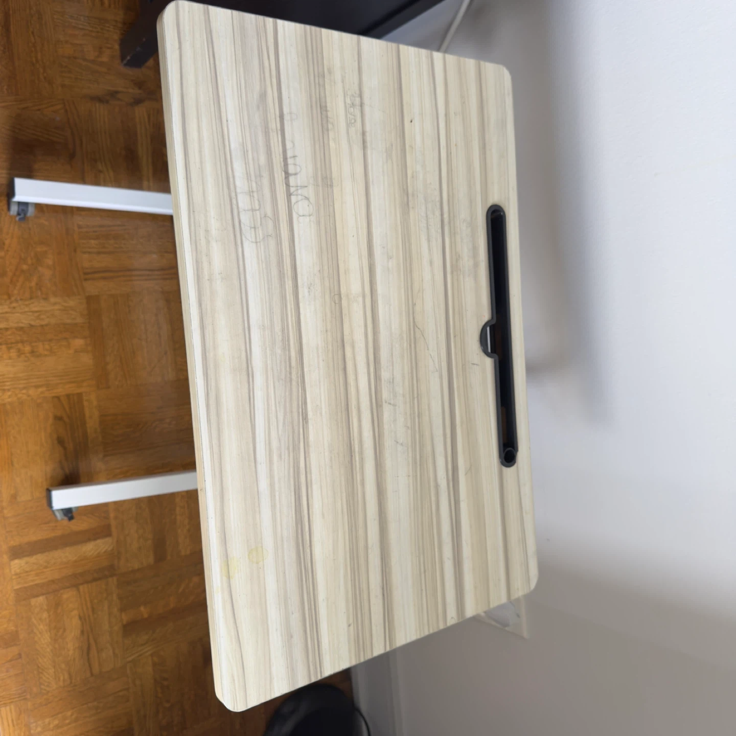 Adjustable Rolling Bedside Table - photo 4