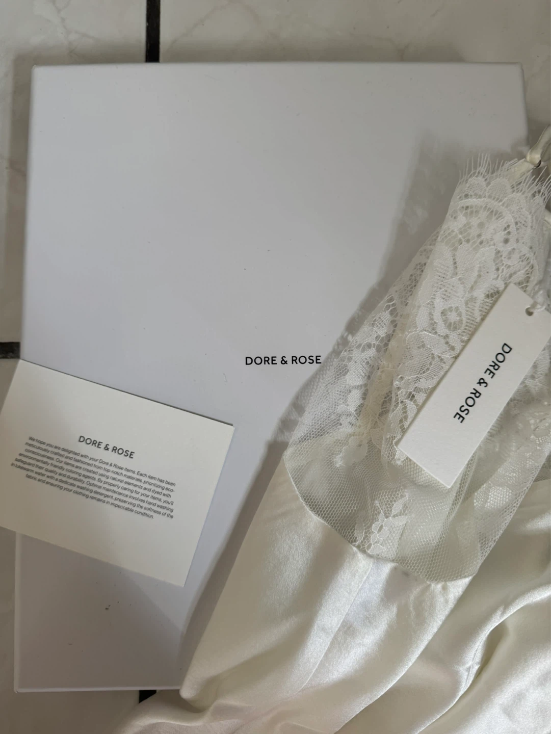 Dore & Rose - 100% Mulberry Silk Handmade Wedding Slip Dress