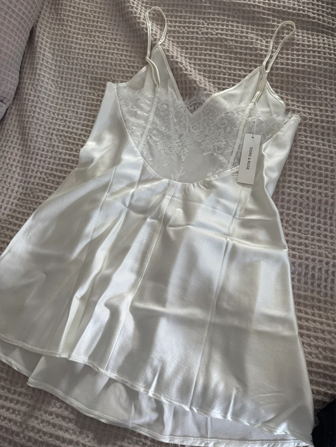Dore & Rose - 100% Mulberry Silk Handmade Wedding Slip Dress - photo 2