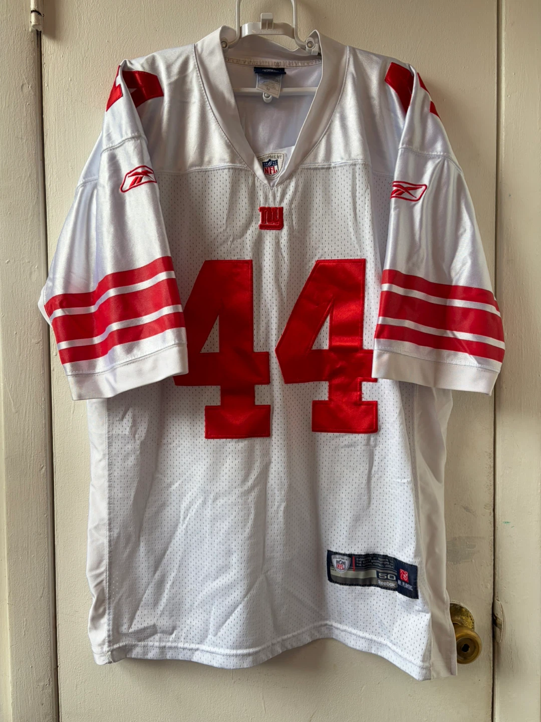 Reebok NFL New York Giants Bradshaw #44 Football Jersey Size 50