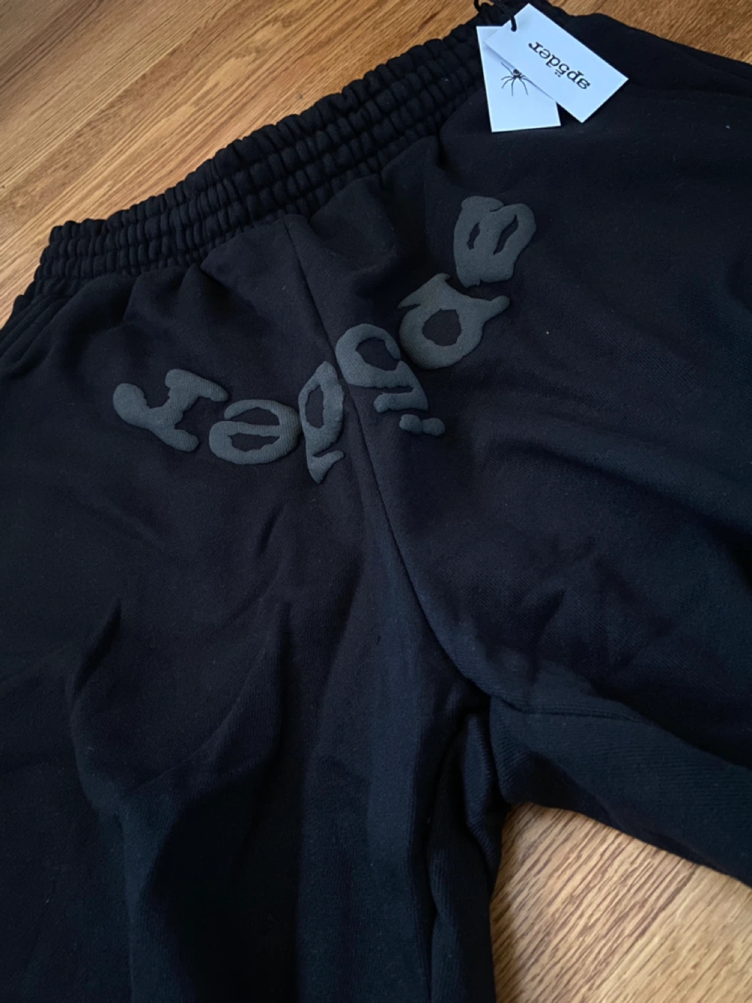 Spider Sweat Shorts Black - photo 2