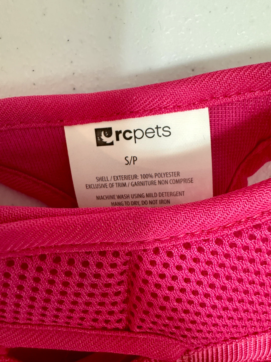 RC Pets Dog Harness S/P Pink Mesh - photo 3